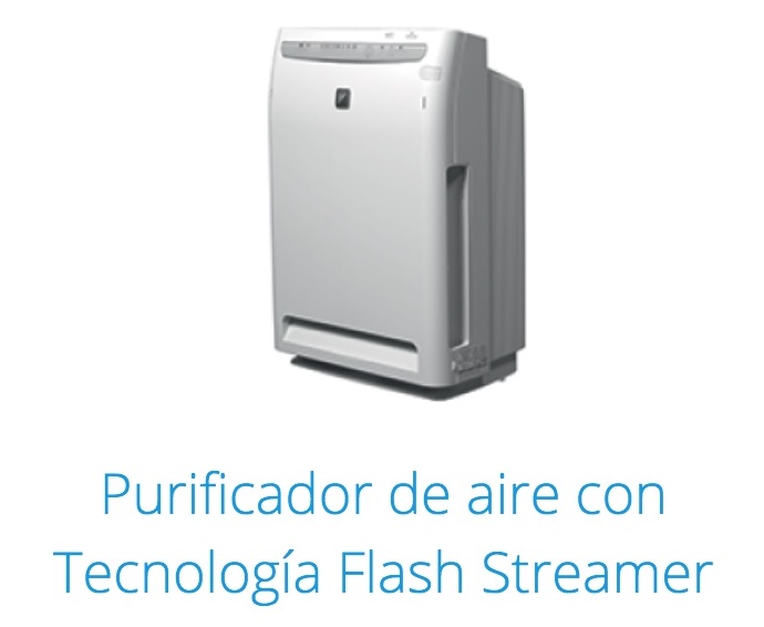 Purificador de aire con Tecnología Flash Streamer